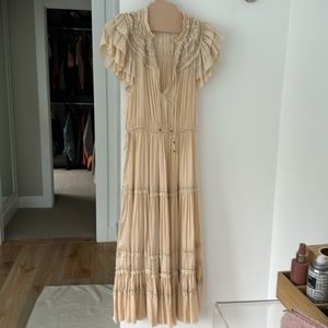 Ulla Johnson, beige silk dress